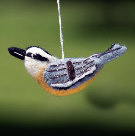 Nuthatch Bird Ornament