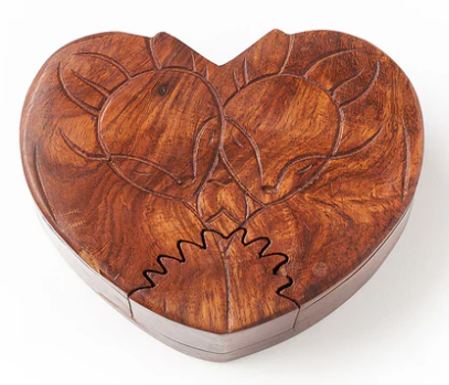 Puzzle Box Foxes In Love