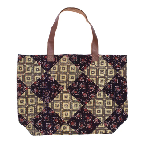 Kantha Tote Diamond