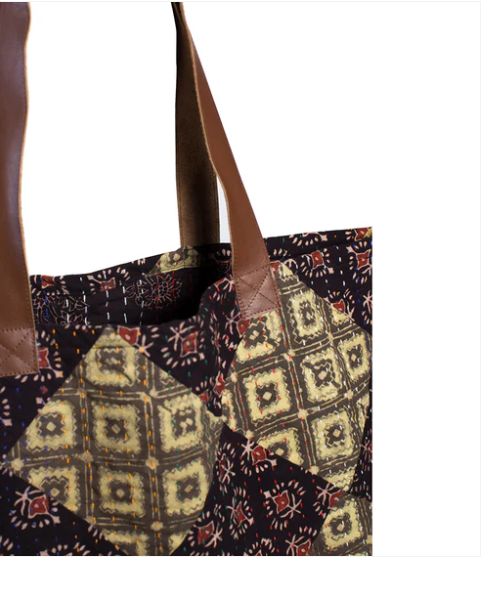 Kantha Tote Diamond