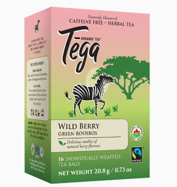 Wild Berry Green Rooibos Organic 16ct