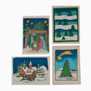 Switch Cozy Village Batik Christmas Card 2 image