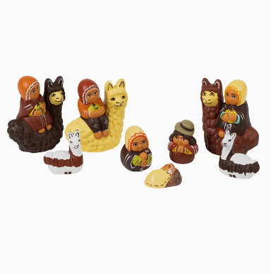 Llama Love Mini Nativity Set