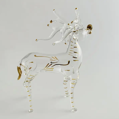 Blown Glass Tabletop - Reindeer