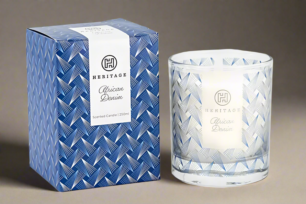 African Denim Collection Scented Candle