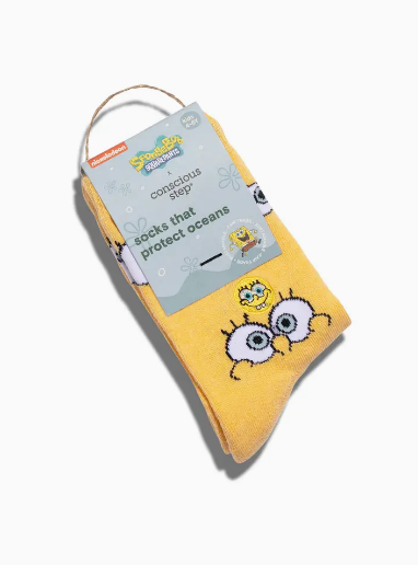 Kids Spongebob Socks That Protect Oceans