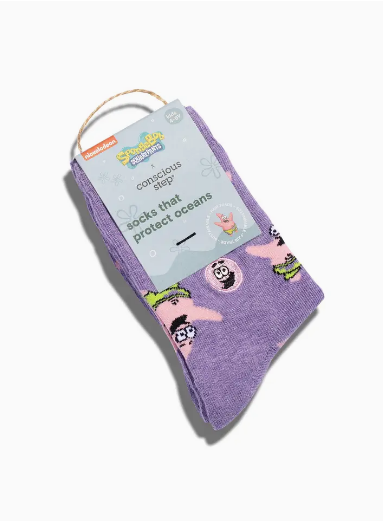 Kids Patrick Socks That Protect Oceans