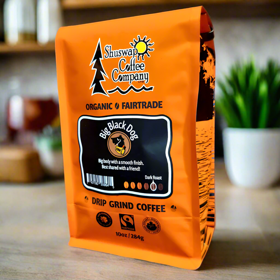 10 oz Big Black Dog Drip Ground Coffee