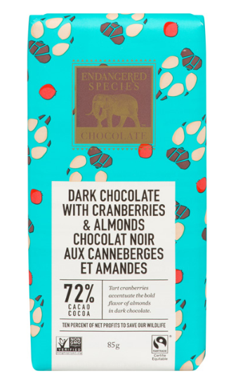 Endangered Species Wolf Chocolate Bar 85g