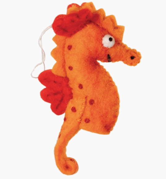 Finger Puppet Sea Horse Wild Woolie