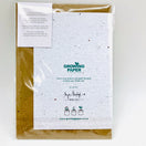 Switch Seed paper greet card reverse side with 'Growing Paper' branding on a white background 2 image