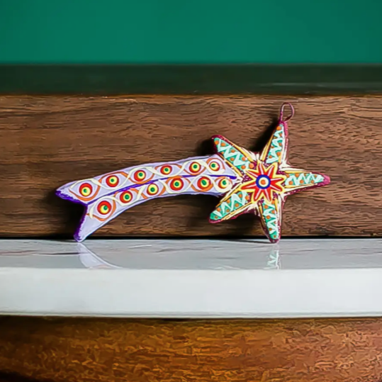 shooting star ornament