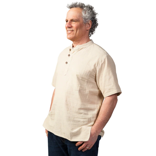 Solid Kurta Short Sleeve Shirt