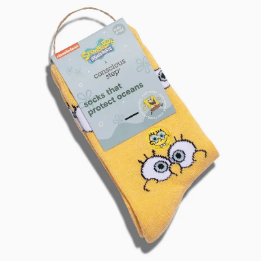 Kids Spongebob Socks That Protect Oceans