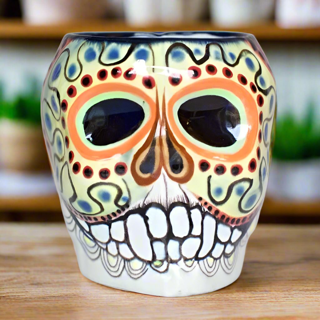 Sugar Skull Skeleton Mug