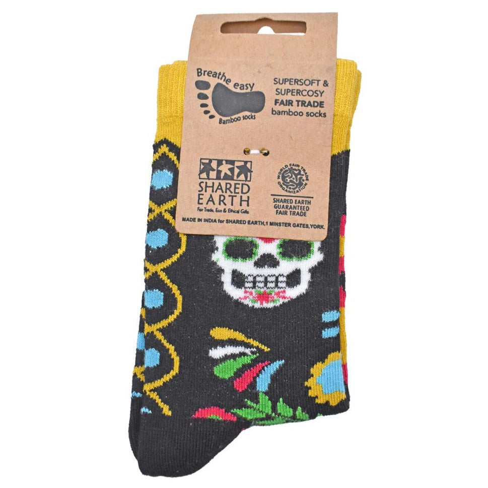 Bamboo Socks Day of the Dead