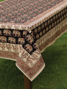 Switch Elephant Kalamkari Tablecloth - 60&quot;x90&quot; 3 image