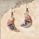 Switch ten thousand villages marbled moon drop earrings 3 image
