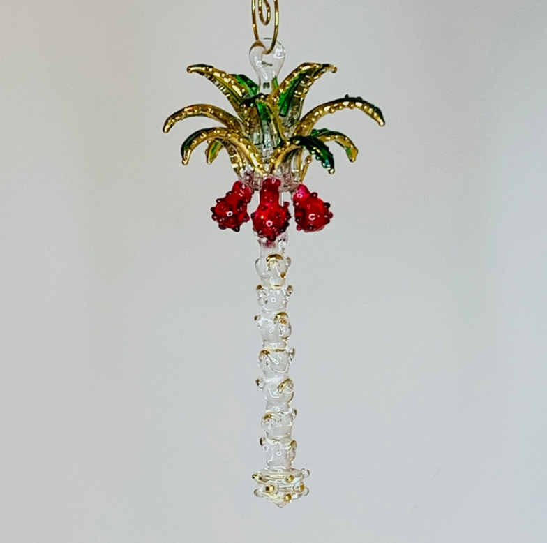 Blown Glass Palm Tree