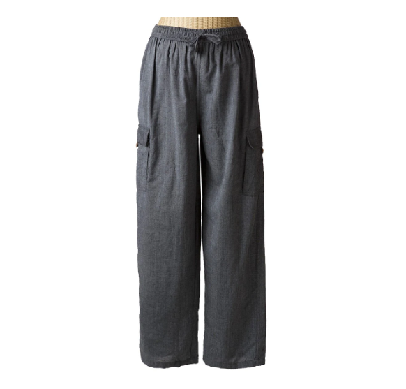 Solid Pants w Drawstring