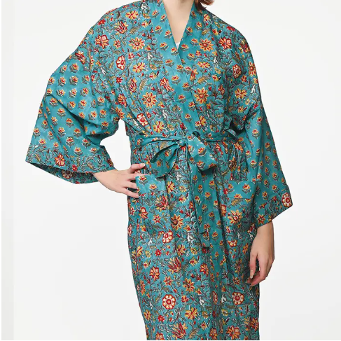 turquoise-gold-sangita-block-print-robe