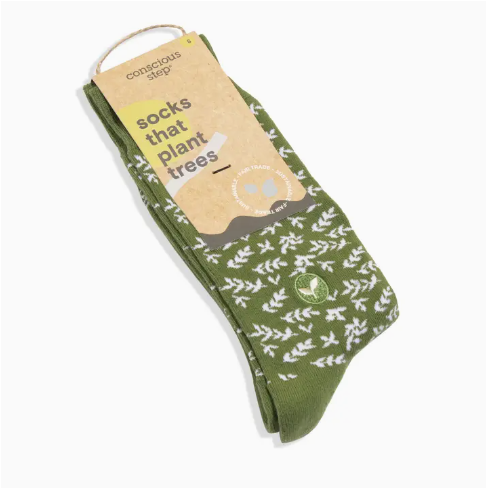 Socks That Plant Trees (Green Branches)