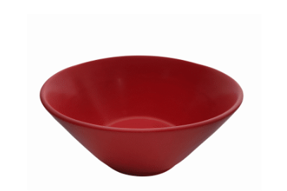 Ceramic Japanese Red Bowl