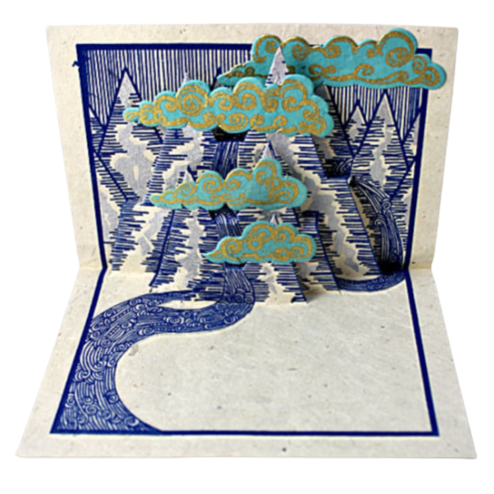 Mountain Scene Pop-Up Card