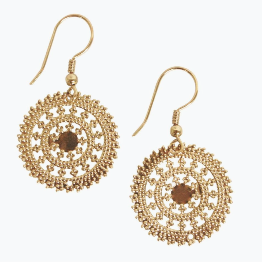 Delicate Circle Earrings