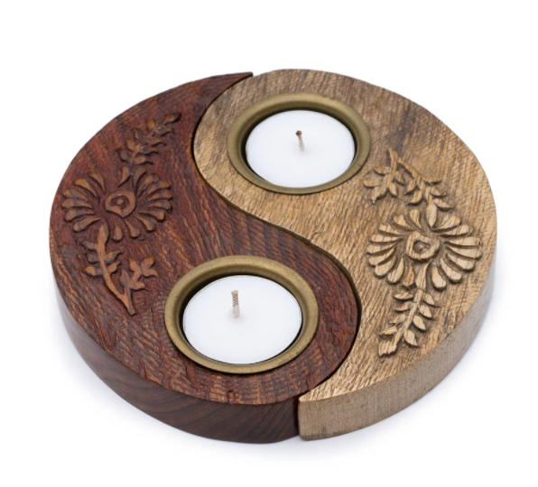 Yin Yang Tealight Holder